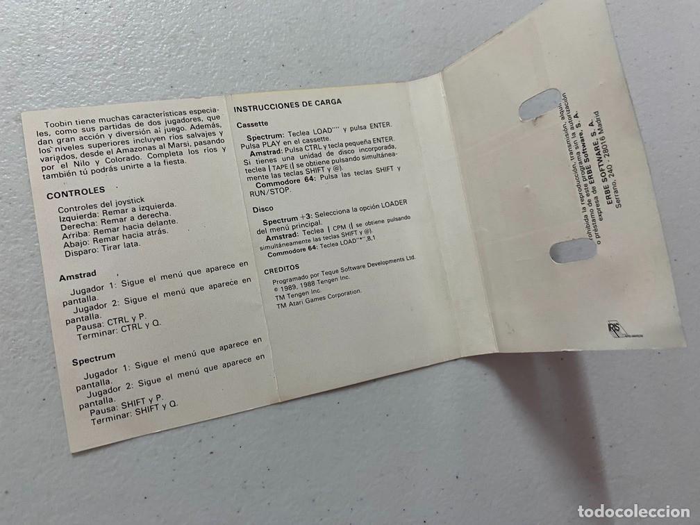 Videojuegos y consolas: TOOBIN - VIDEOJUEGO AMSTRAD CPC 464 - Foto 5