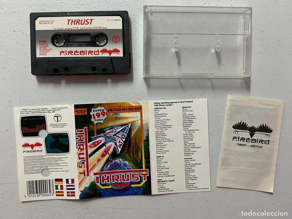 Videojuegos y consolas: THRUST - VIDEOJUEGO AMSTRAD CPC 464 - Foto 3