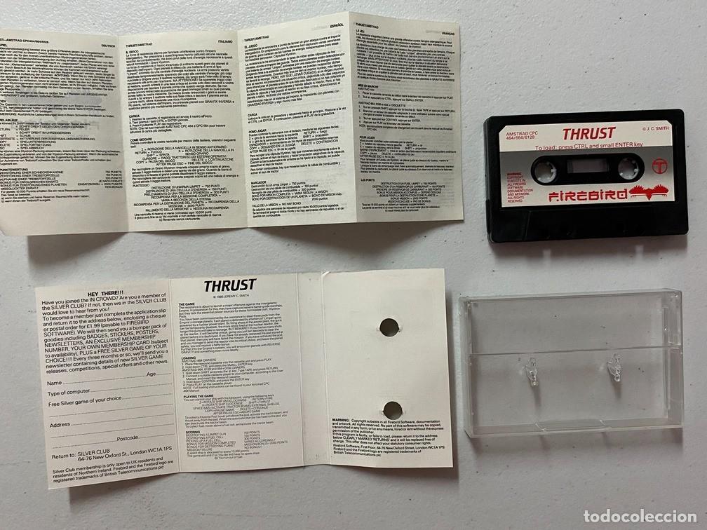 Videojuegos y consolas: THRUST - VIDEOJUEGO AMSTRAD CPC 464 - Foto 4