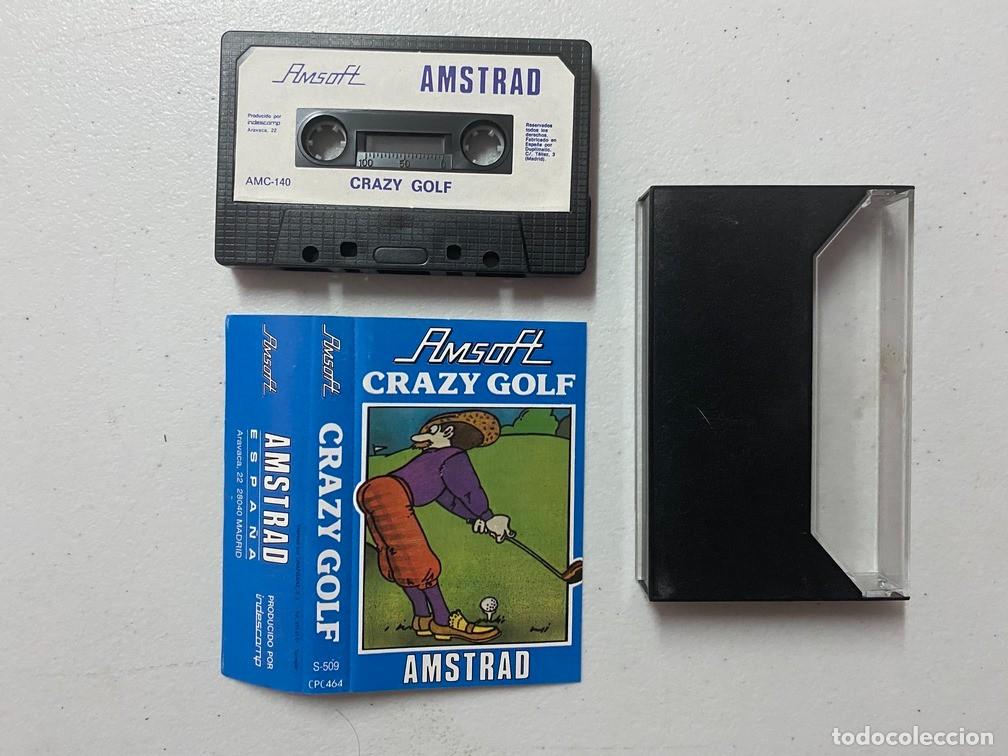 Videojuegos y consolas: CRAZY GOLF de AMSOFT - VIDEOJUEGO AMSTRAD CPC 464 - Foto 2