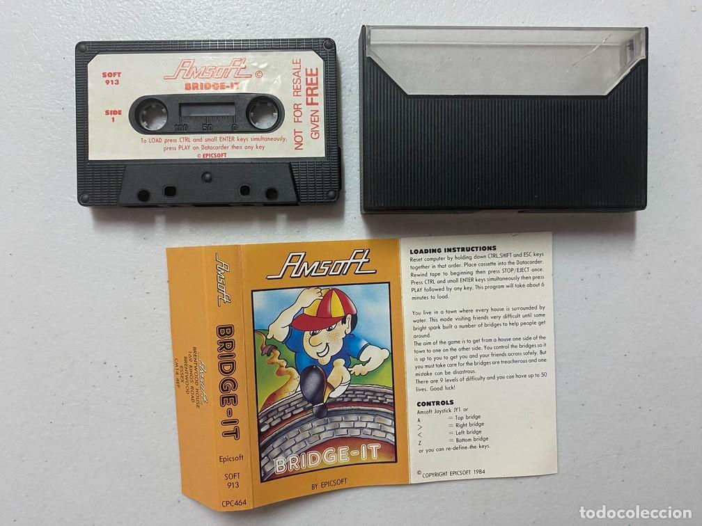 Videojuegos y consolas: BRIDGE-IT de AMSOFT - VIDEOJUEGO AMSTRAD CPC 464 - Foto 2