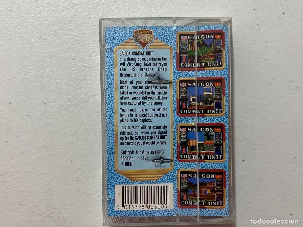 Videojuegos y consolas: SAIGON COMBAT UNIT - VIDEOJUEGO AMSTRAD CPC 464 - Foto 2