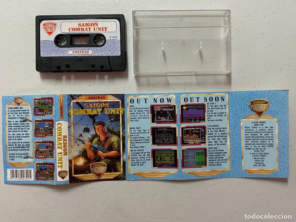 Videojuegos y consolas: SAIGON COMBAT UNIT - VIDEOJUEGO AMSTRAD CPC 464 - Foto 3