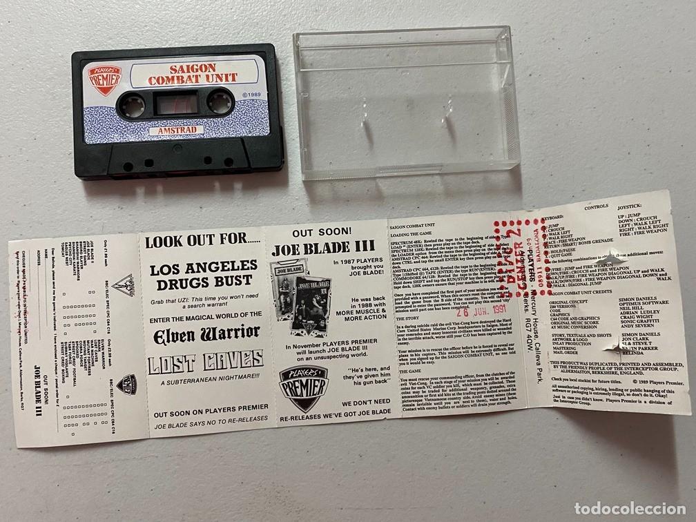 Videojuegos y consolas: SAIGON COMBAT UNIT - VIDEOJUEGO AMSTRAD CPC 464 - Foto 4