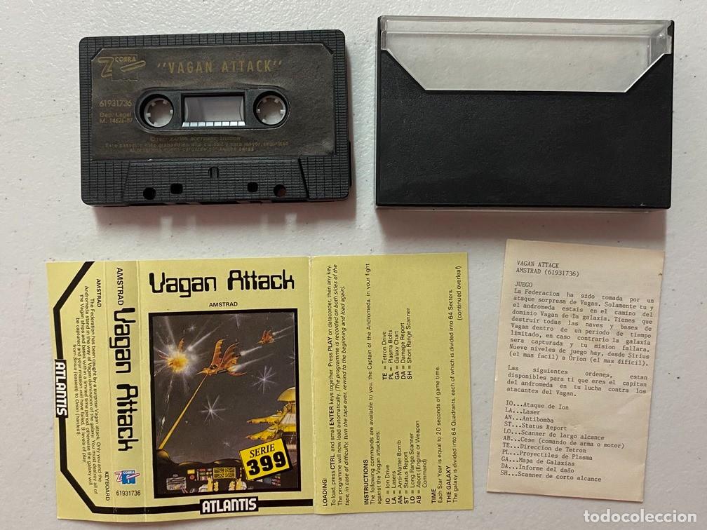 Videojuegos y consolas: VAGAN ATTACK - VIDEOJUEGO AMSTRAD CPC 464 - Foto 2