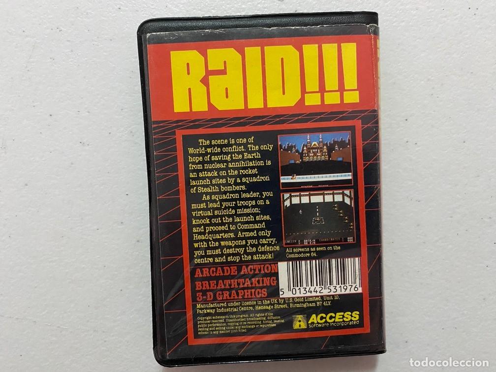 Videojuegos y consolas: RAID - VIDEOJUEGO AMSTRAD CPC 464 - Foto 2