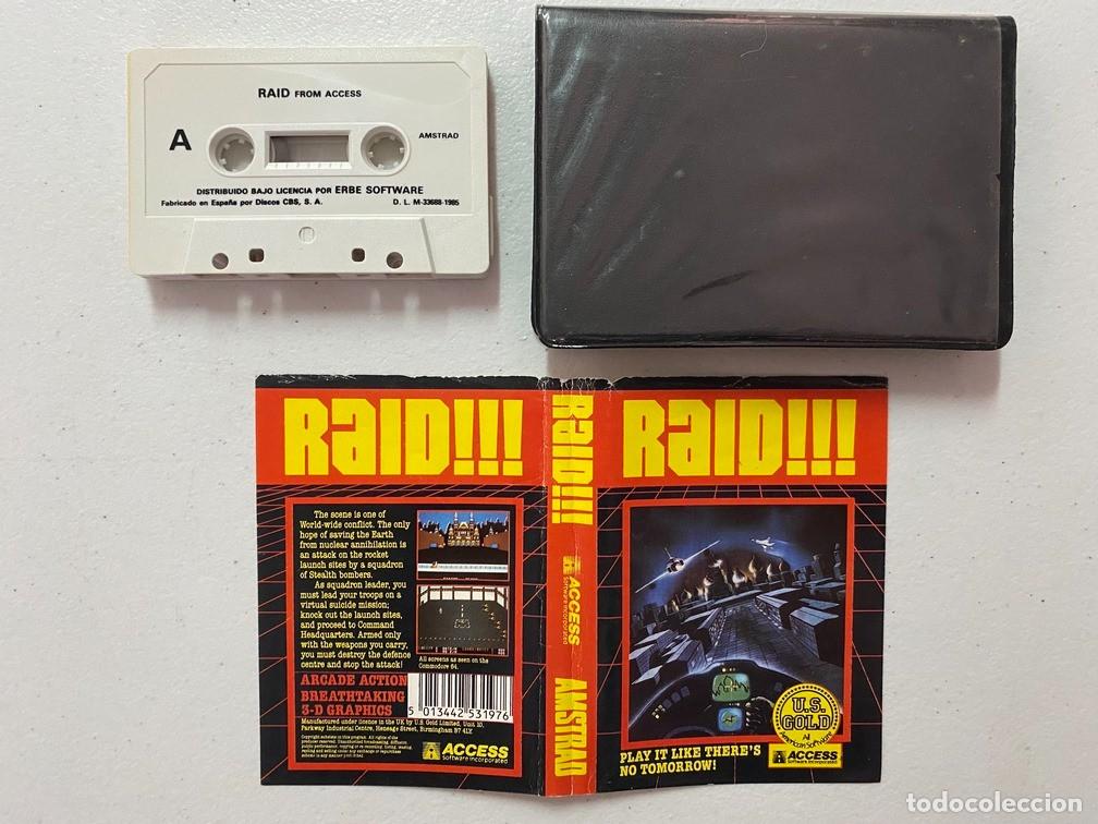 Videojuegos y consolas: RAID - VIDEOJUEGO AMSTRAD CPC 464 - Foto 4