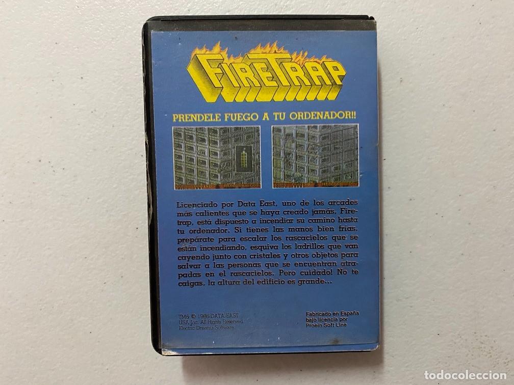 Videojuegos y consolas: FIRETRAP - VIDEOJUEGO AMSTRAD CPC 464 - Foto 2