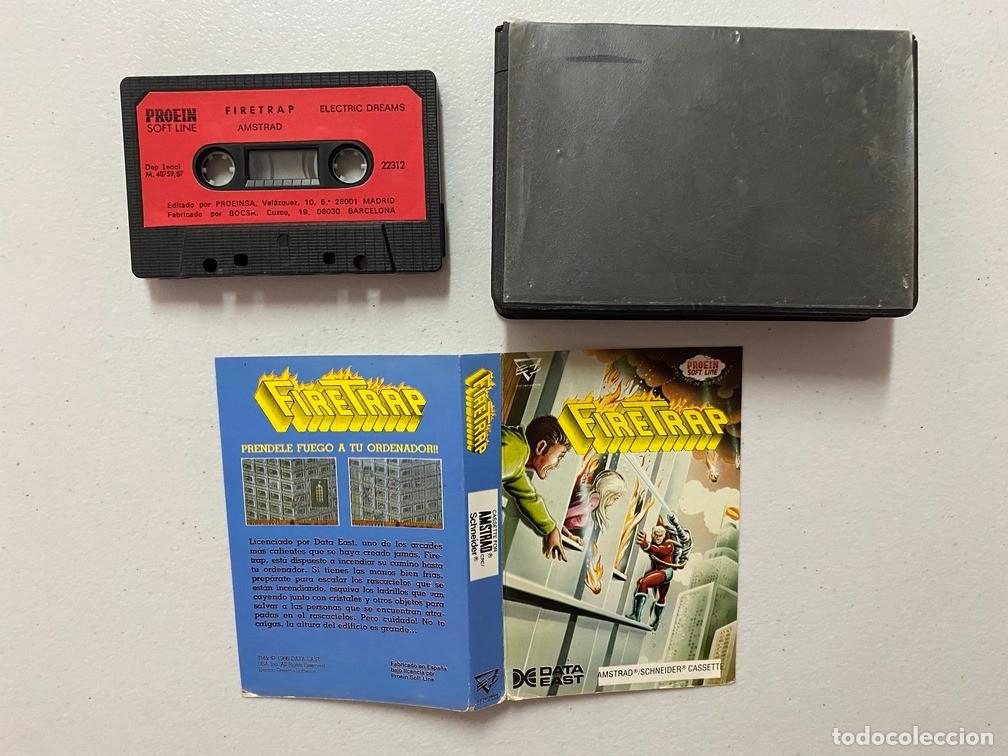 Videojuegos y consolas: FIRETRAP - VIDEOJUEGO AMSTRAD CPC 464 - Foto 4