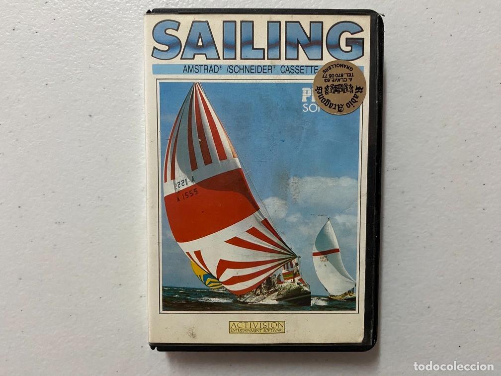 Videojuegos y consolas: SAILING - VIDEOJUEGO AMSTRAD CPC 464 - Foto 1