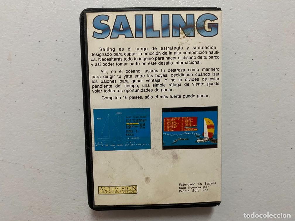Videojuegos y consolas: SAILING - VIDEOJUEGO AMSTRAD CPC 464 - Foto 2