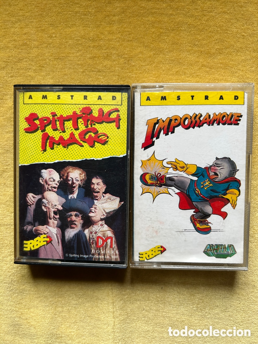 Videojuegos y consolas: Pack Amstrad Spitting Image/ Impossamole - Foto 1