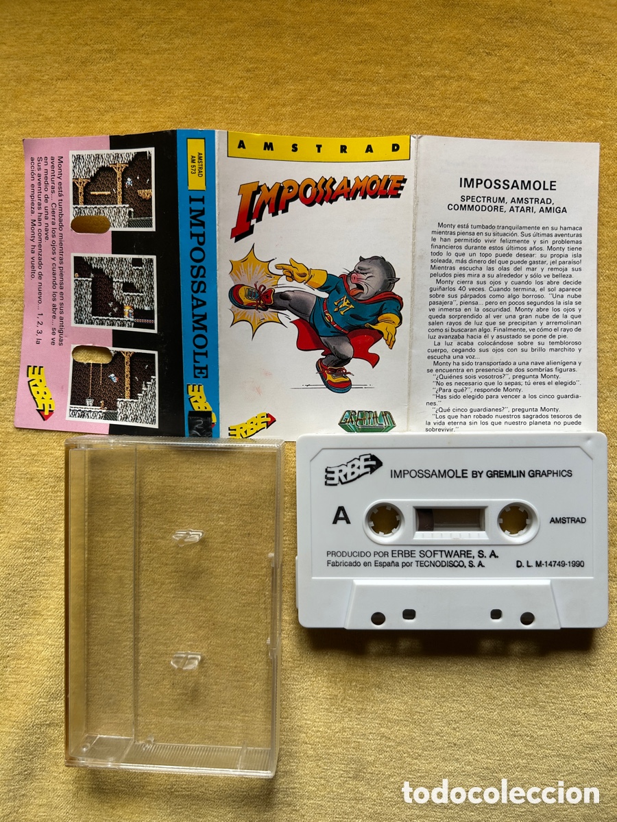 Videojuegos y consolas: Pack Amstrad Spitting Image/ Impossamole - Foto 4