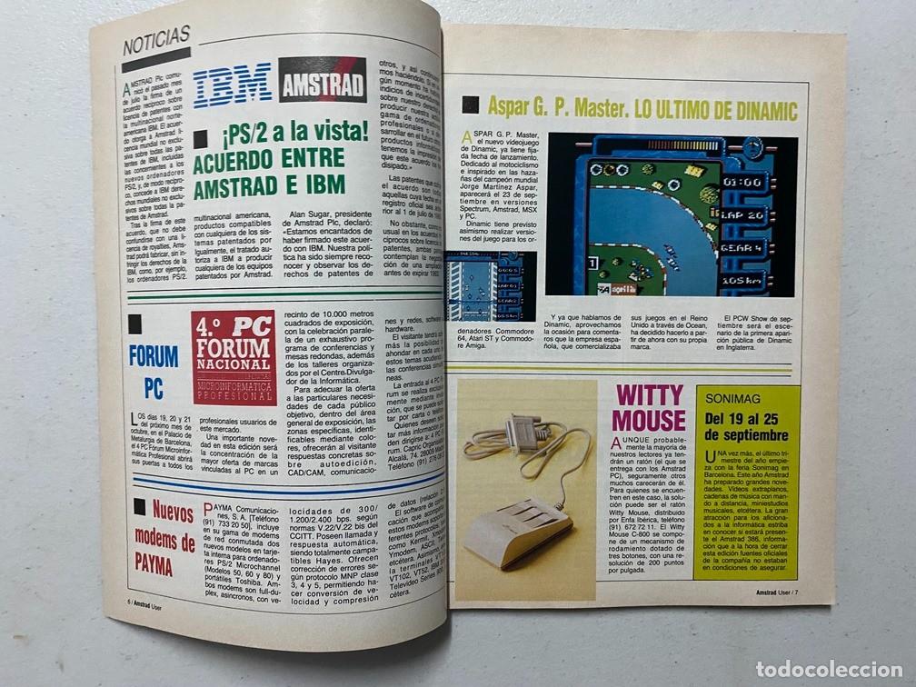 Videojuegos y consolas: AMSTRAD USER N&ordm; 36 - REVISTA DE HARDWARE - SOFTWARE AMSTRAD PC PCW CPC - Foto 6