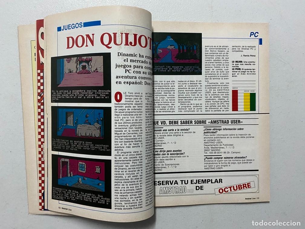 Videojuegos y consolas: AMSTRAD USER N&ordm; 36 - REVISTA DE HARDWARE - SOFTWARE AMSTRAD PC PCW CPC - Foto 10
