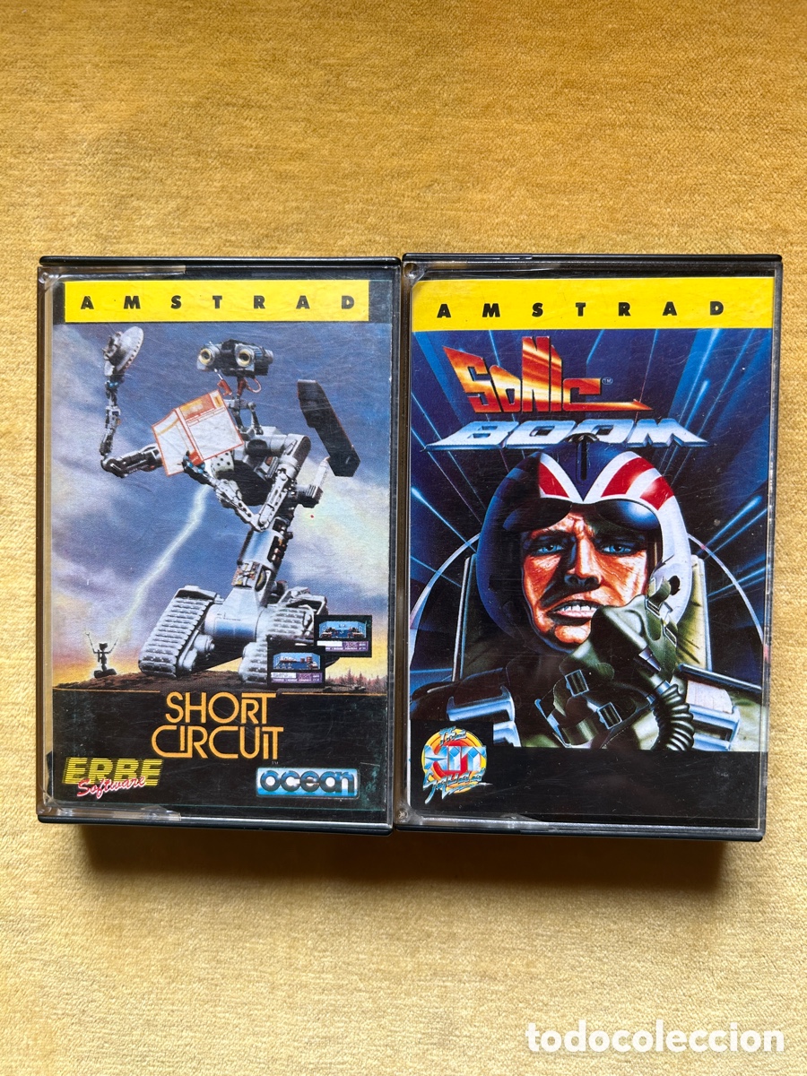 Videojuegos y consolas: Pack Amstrad Cortocircuito/Sonic Boom - Foto 1