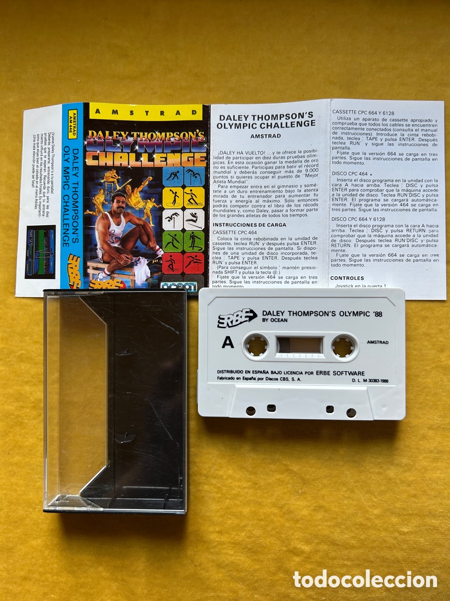 Videojuegos y consolas: Pack Amstrad Leader Board/Daley Thompson&rsquo;s - Foto 6