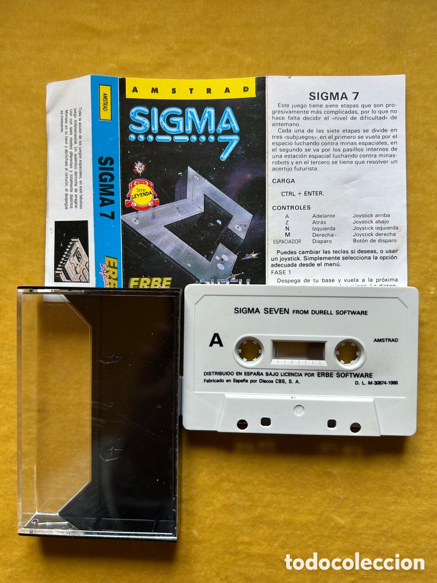 Videojuegos y consolas: Pack Amstrad Dynamite Dan/Sigma 7 - Foto 5