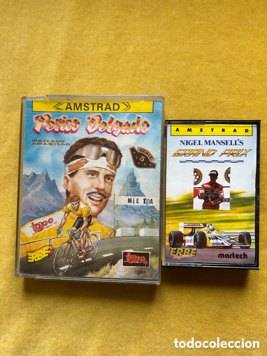 Videojuegos y consolas: Pack Amstrad Perico D./Nigel Mansell&rsquo;s - Foto 1