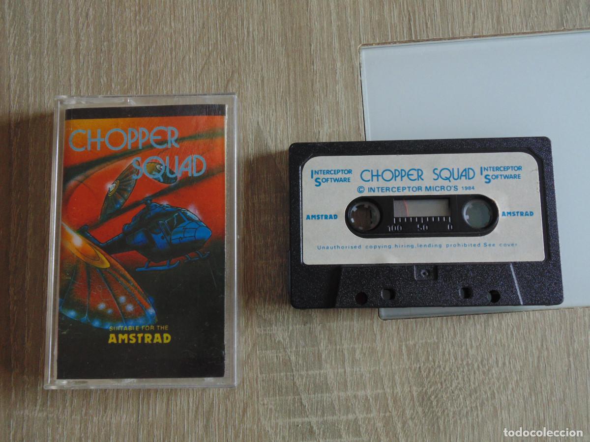 Videojuegos y consolas: Juego Amstrad. Chopper Squad. Interceptor Micro - Foto 1