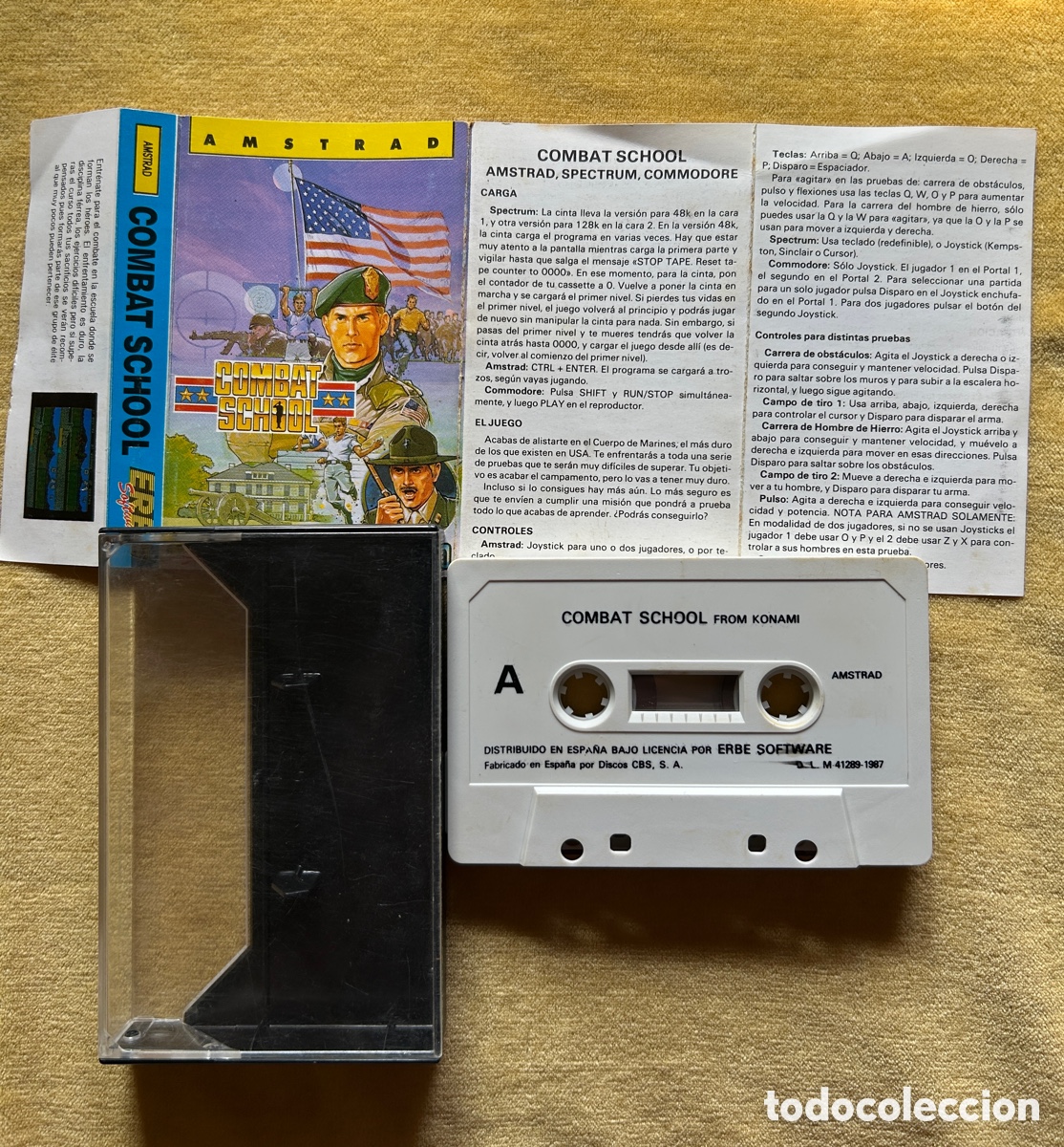 Videojuegos y consolas: Pack Amstrad Combat School/ Decathlon - Foto 4