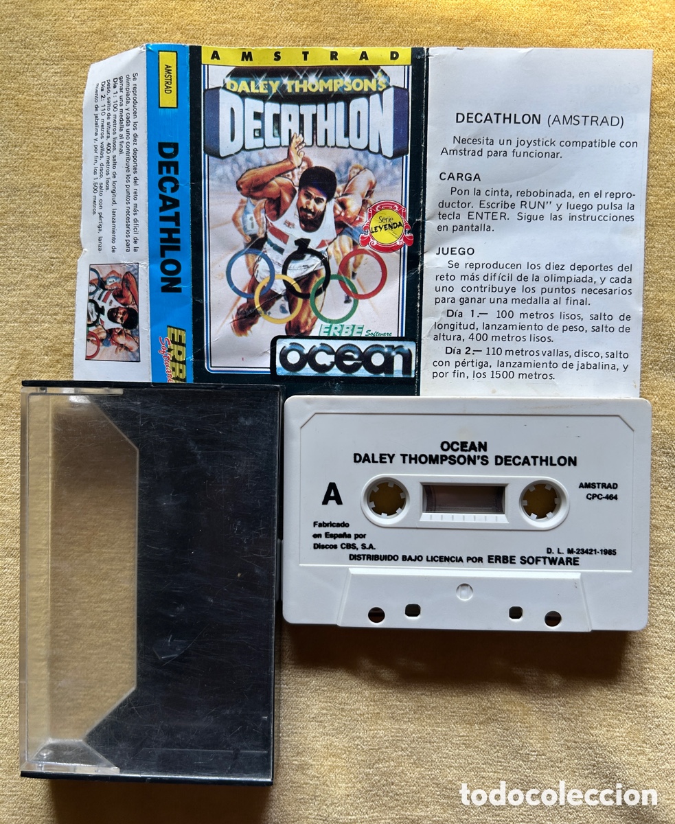 Videojuegos y consolas: Pack Amstrad Combat School/ Decathlon - Foto 5