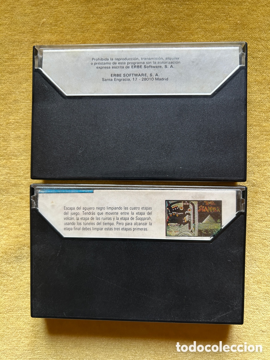 Videojuegos y consolas: Pack Amstrad Ping Pong/Time Scanner - Foto 2