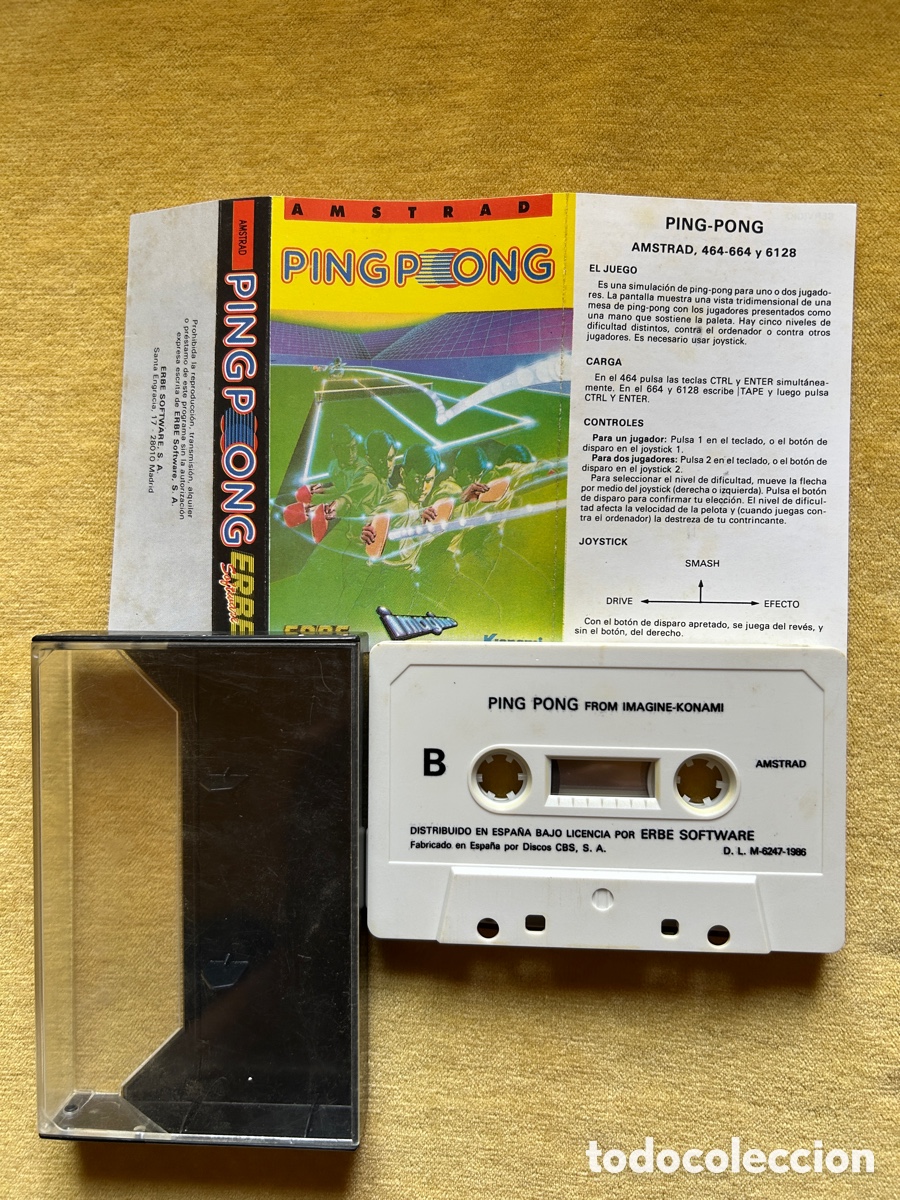 Videojuegos y consolas: Pack Amstrad Ping Pong/Time Scanner - Foto 4