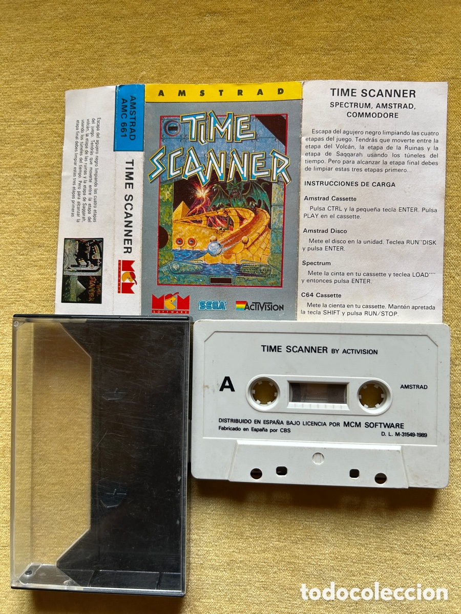 Videojuegos y consolas: Pack Amstrad Ping Pong/Time Scanner - Foto 5