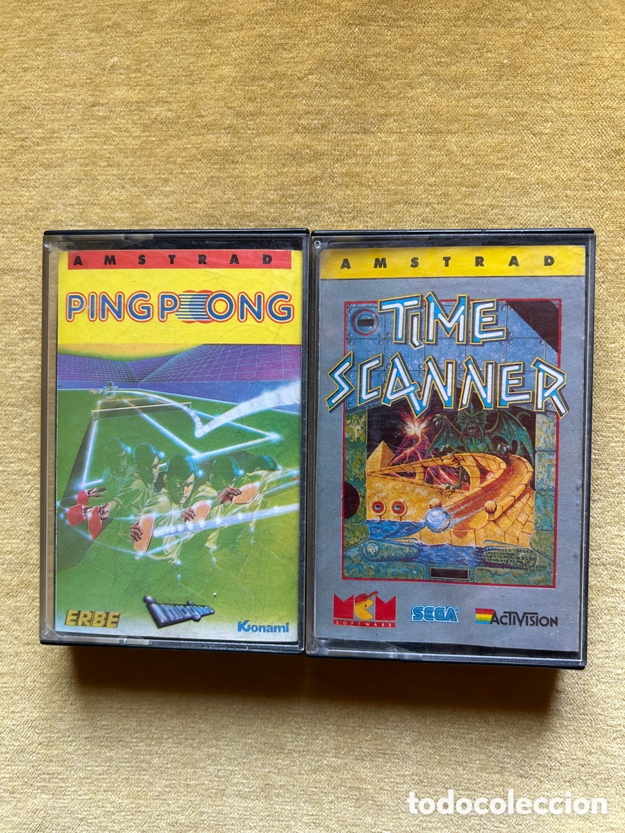 Videojuegos y consolas: Pack Amstrad Ping Pong/Time Scanner - Foto 1