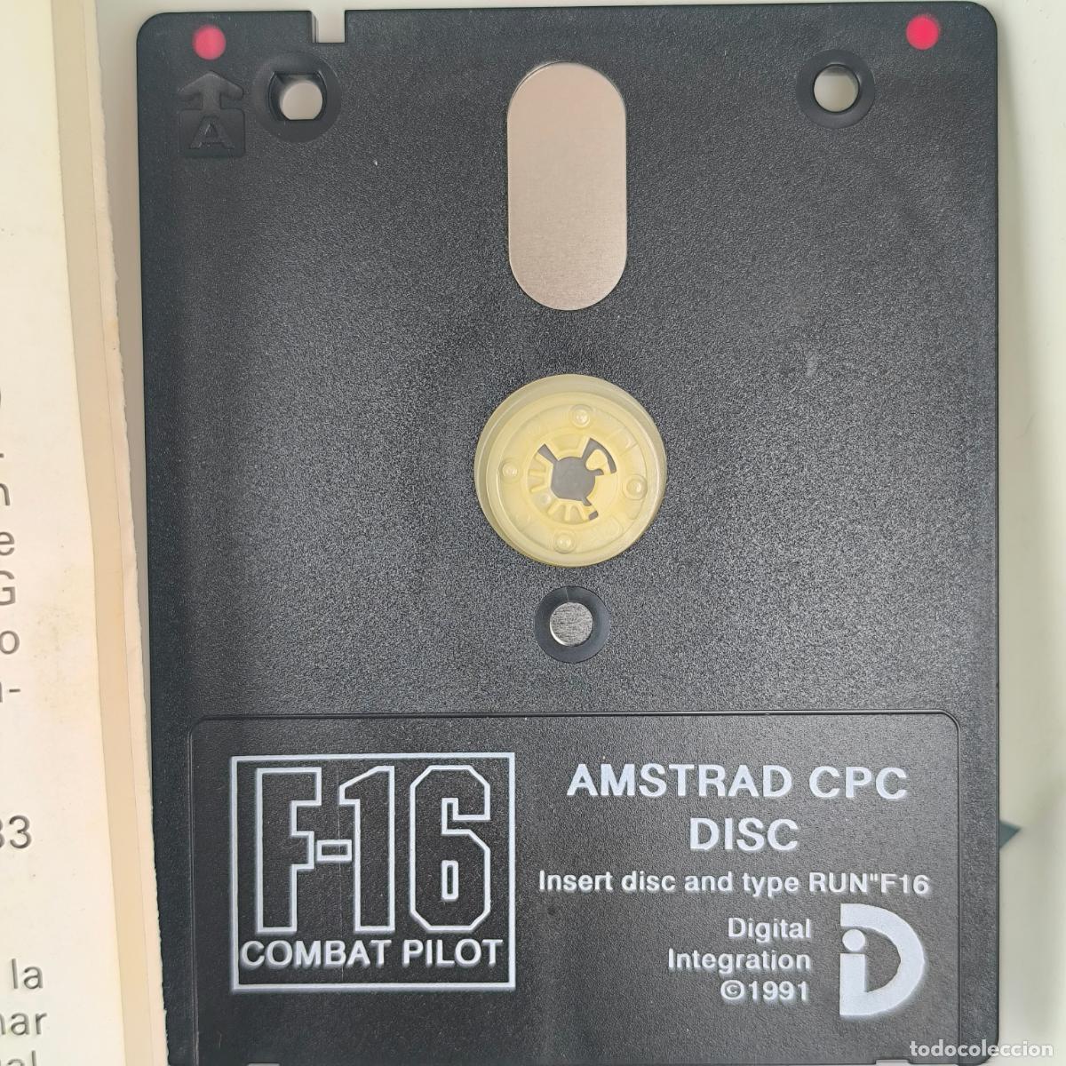Videojuegos y consolas: F-16 COMBAT PILOT AMSTRAD CPC DISC RUN - Foto 2