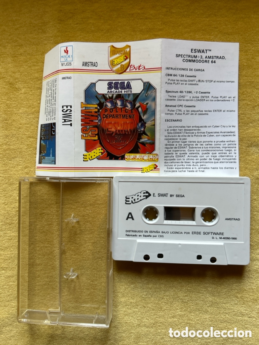 Videojuegos y consolas: Pack Amstrad Eswat/Forgotten Worlds - Foto 4