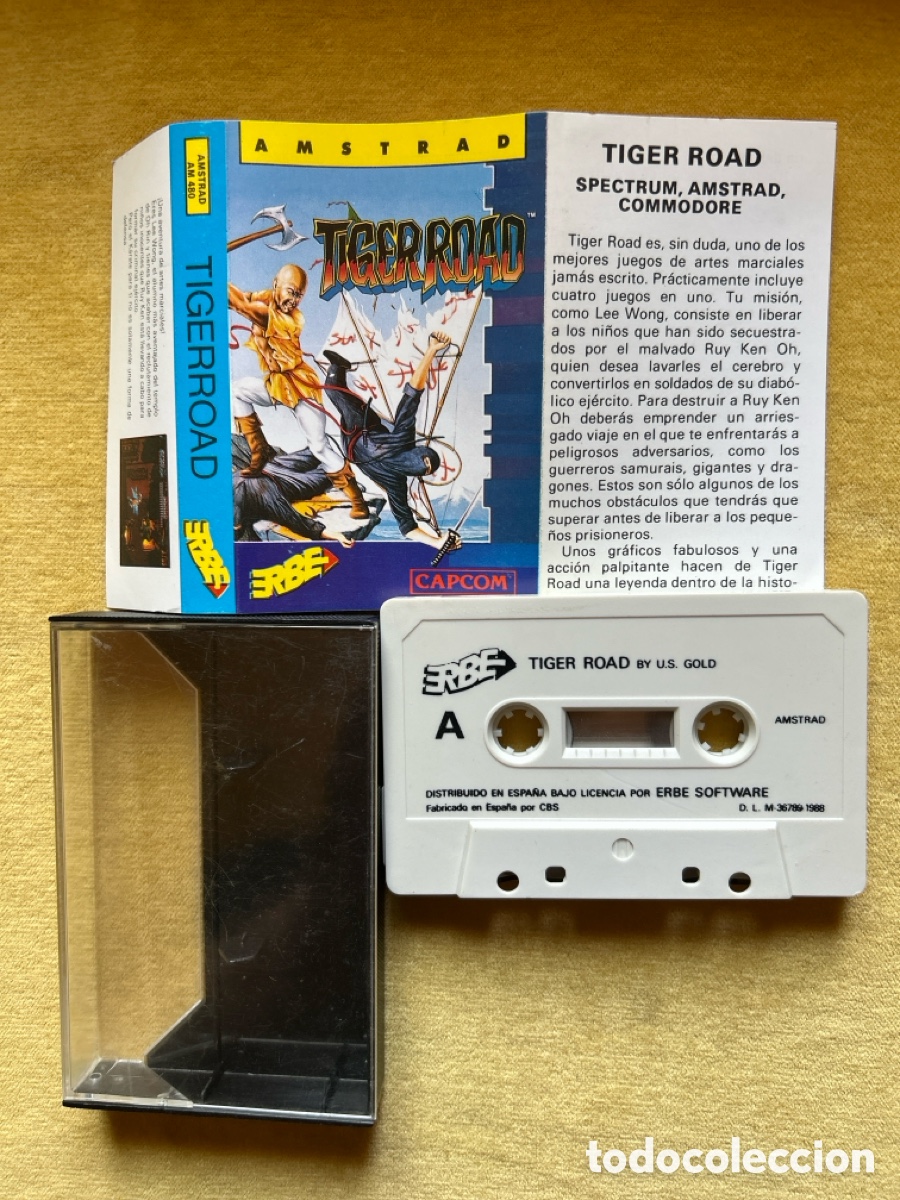 Videojuegos y consolas: Pack Amstrad TigerRoad/Breakthru - Foto 4