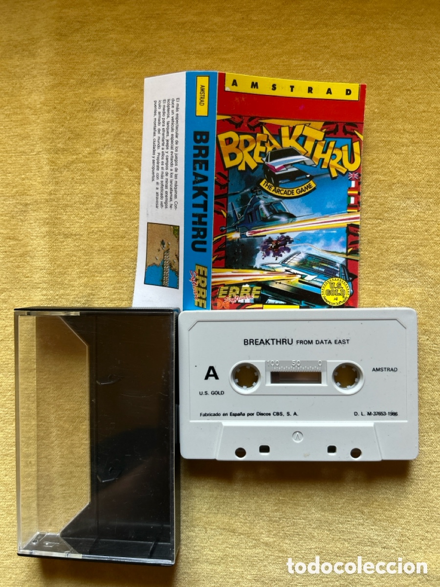 Videojuegos y consolas: Pack Amstrad TigerRoad/Breakthru - Foto 5