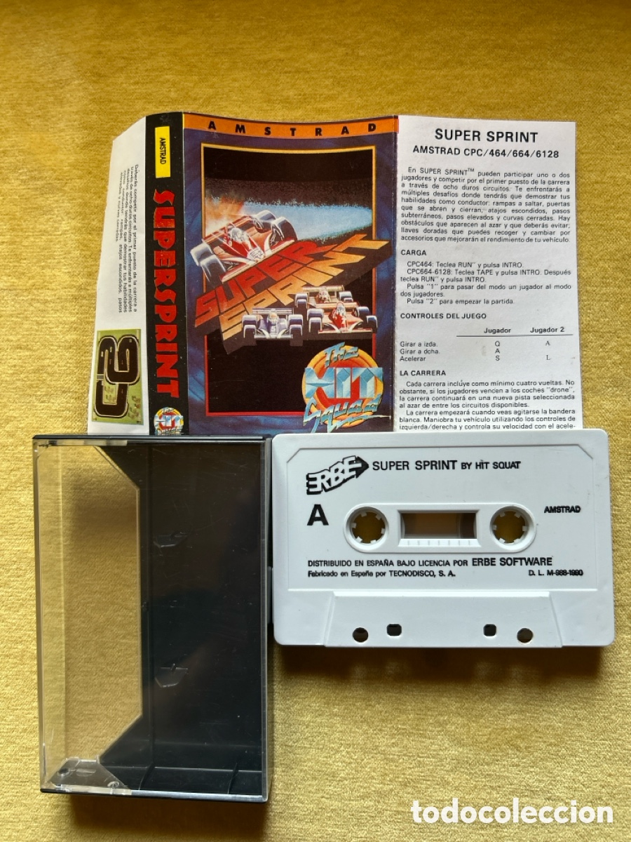 Videojuegos y consolas: Pack Amstrad Tom y Jerry/SuperSprint - Foto 5