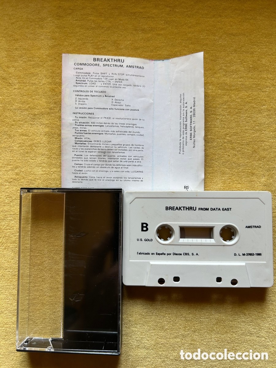 Videojuegos y consolas: Pack Amstrad CrackDown/Breakthru - Foto 6