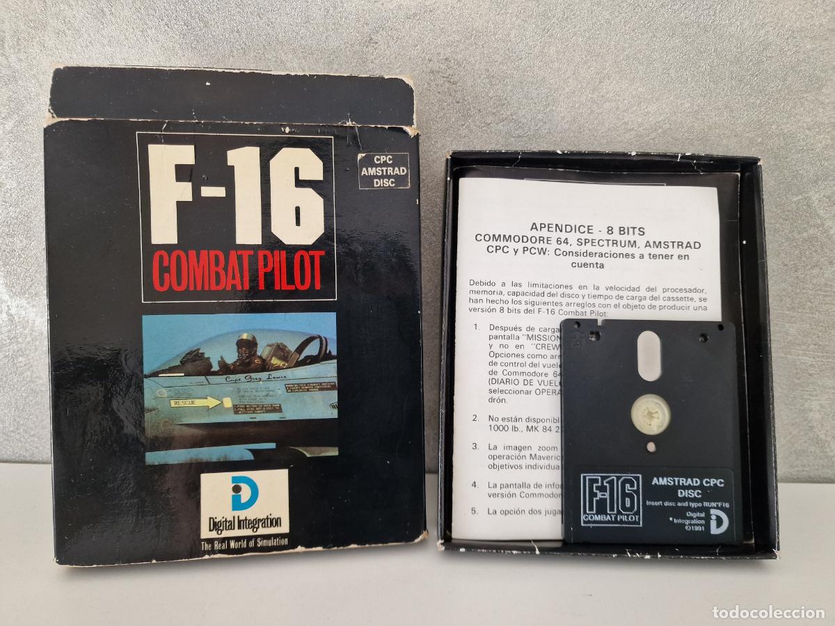 Videojuegos y consolas: F-16 COMBAT PILOT AMSTRAD DISCO - Foto 11