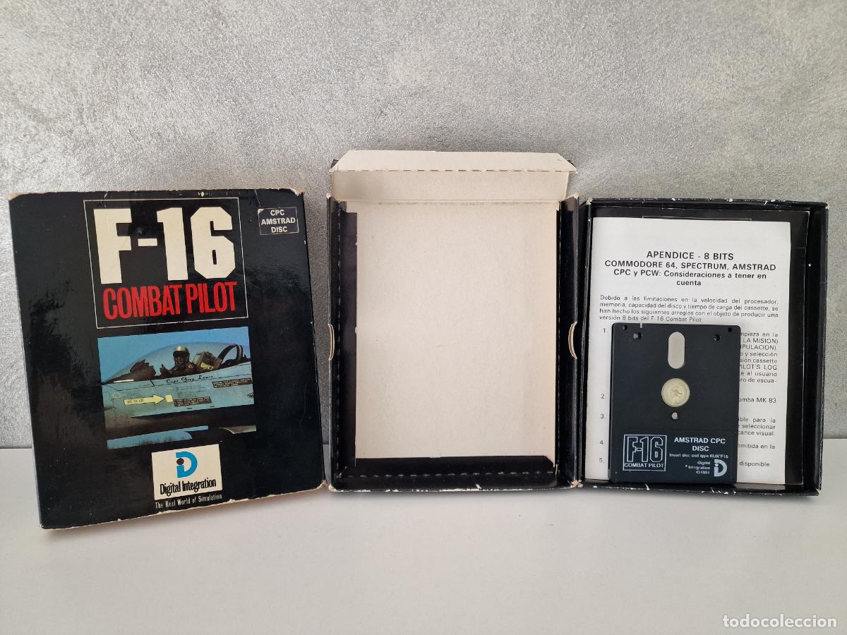 Videojuegos y consolas: F-16 COMBAT PILOT AMSTRAD DISCO - Foto 12