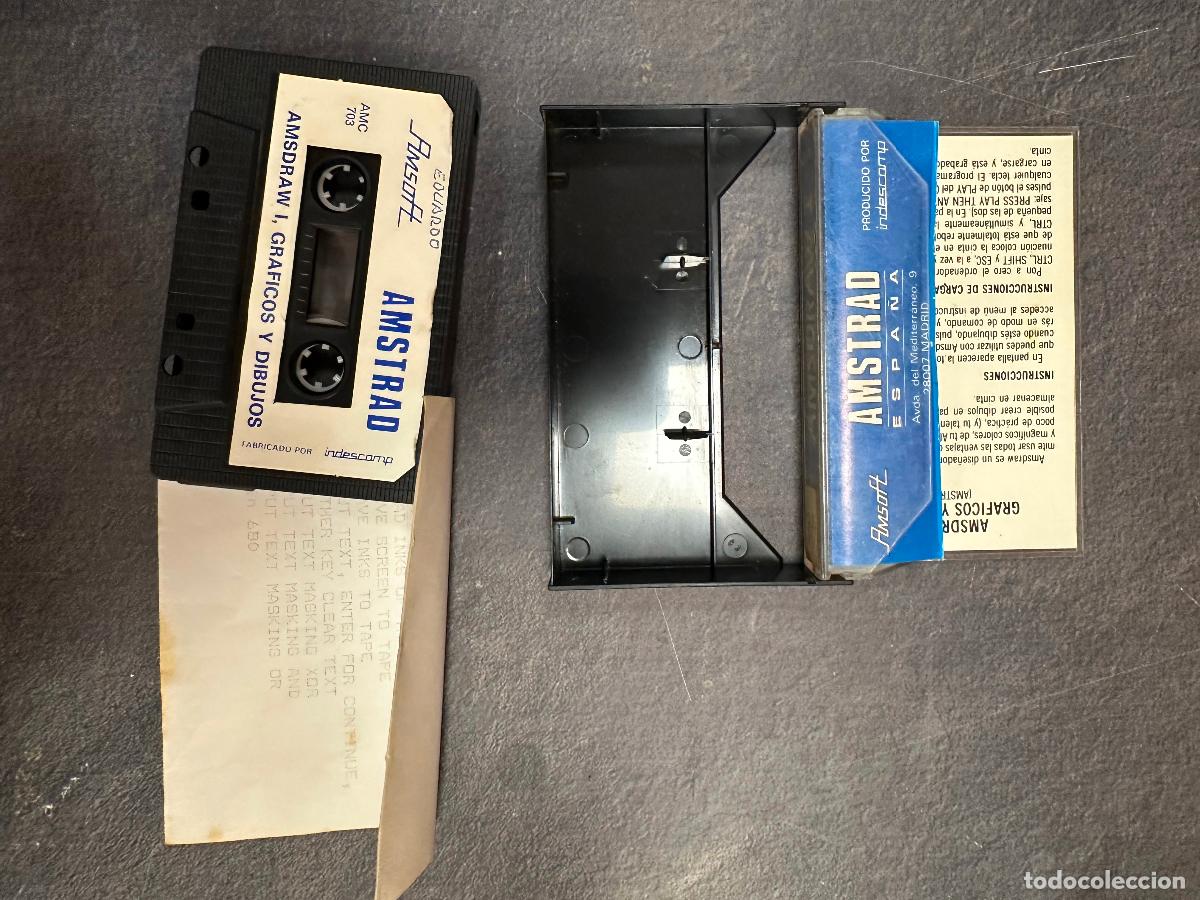 Videojuegos y consolas: AMSDRAW I-AMSTRAD CASSETTE-AMSOFT - Foto 3