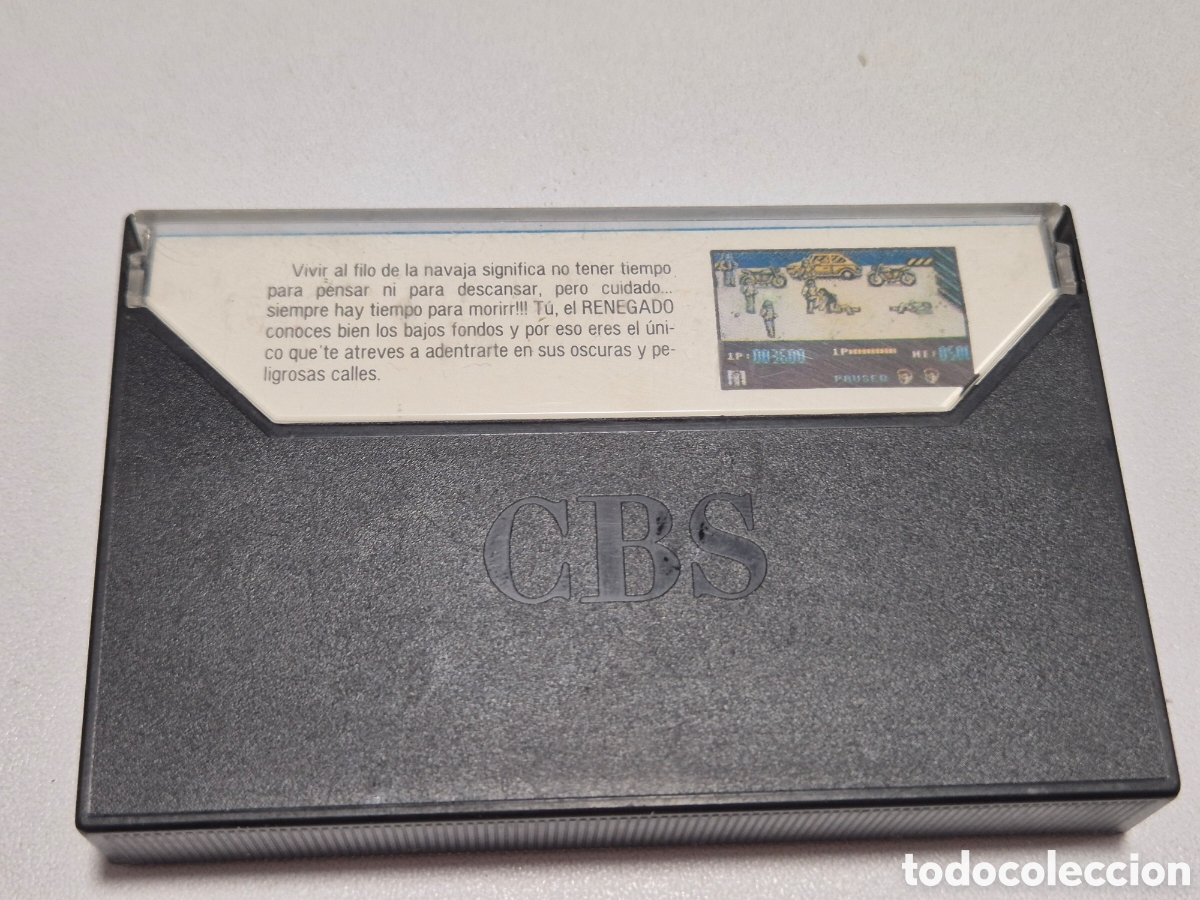 Videojuegos y consolas: RENEGADE AMSTRAD. Cassette - Foto 2