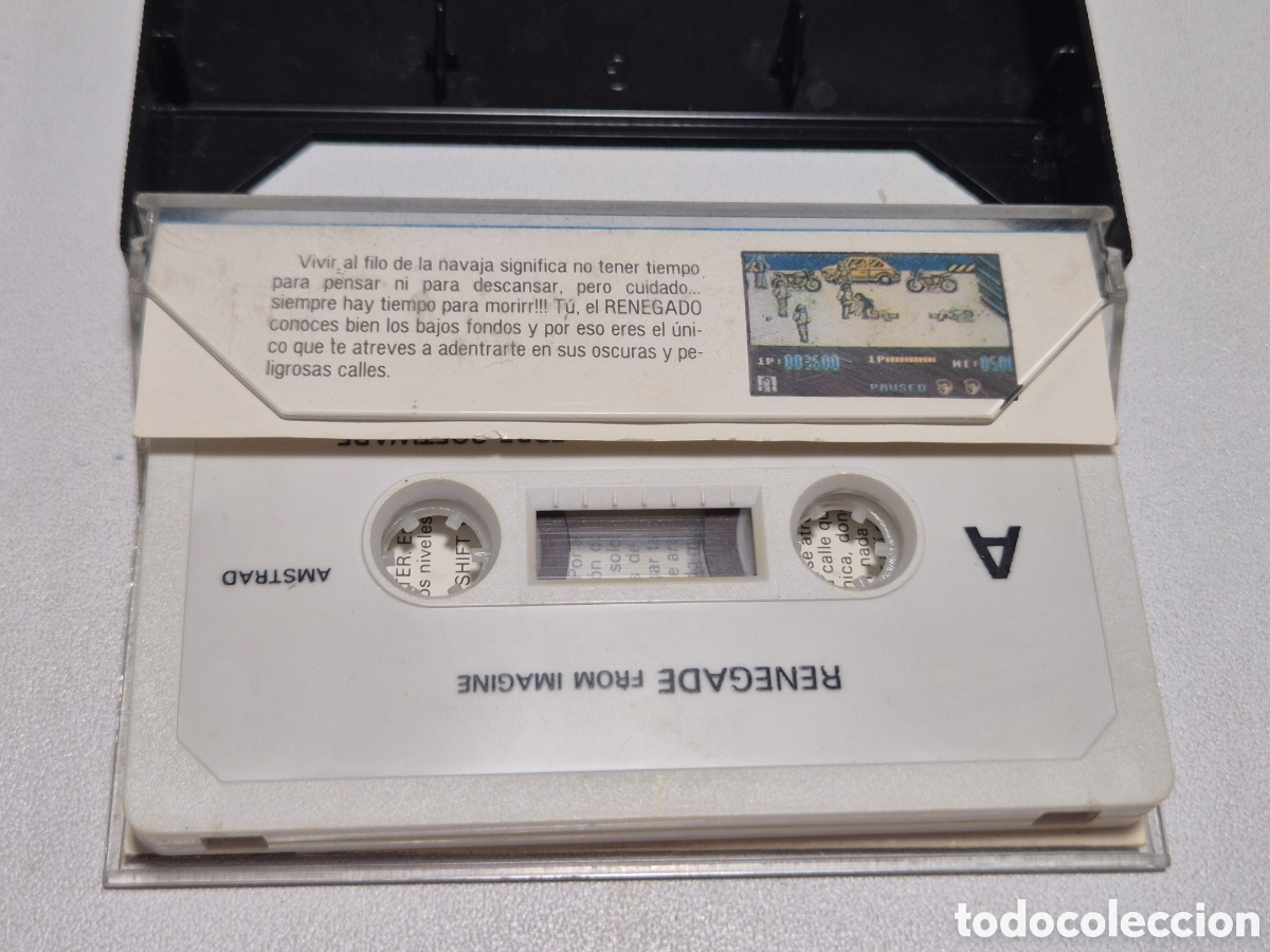 Videojuegos y consolas: RENEGADE AMSTRAD. Cassette - Foto 3