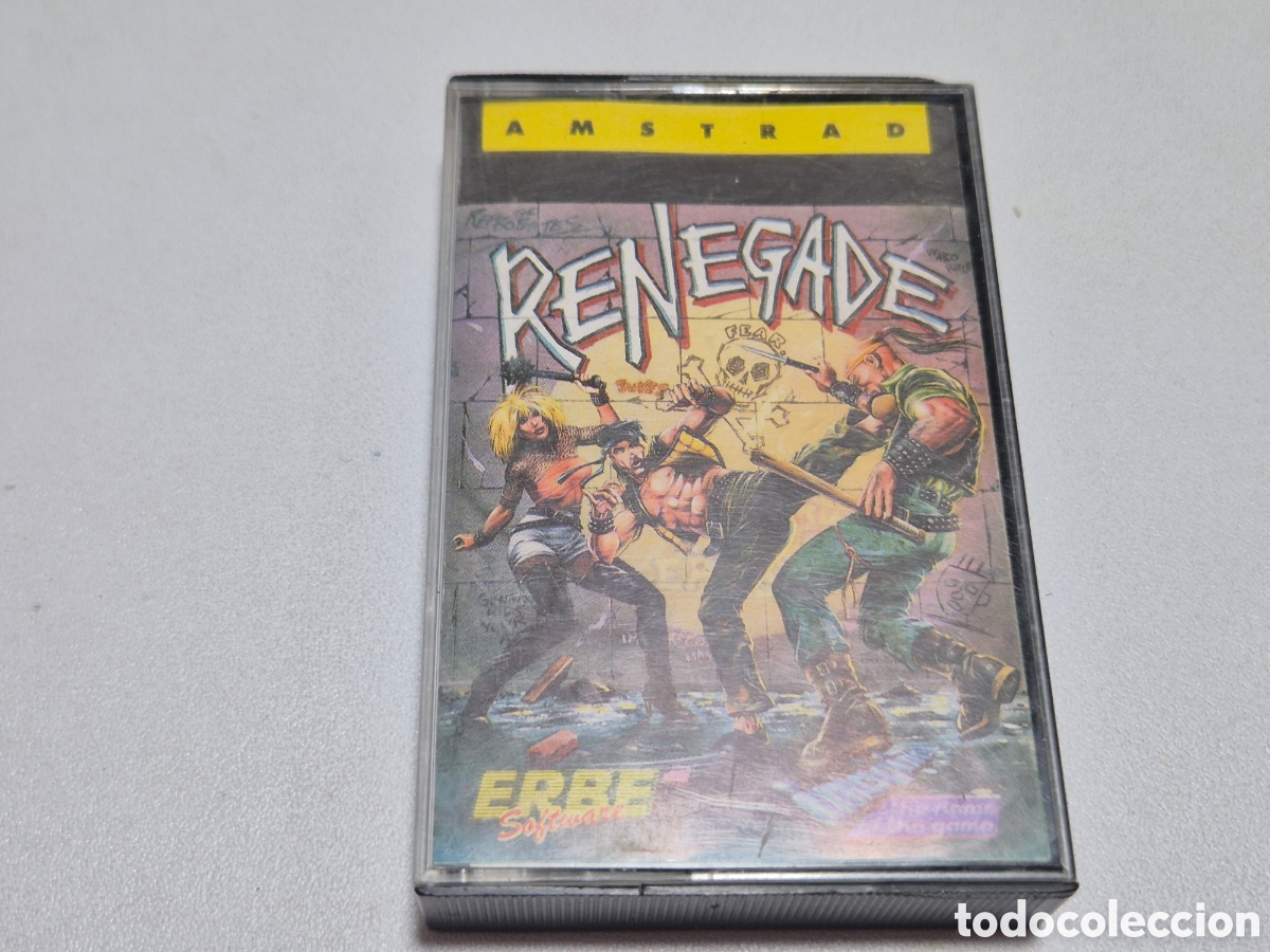 Videojuegos y consolas: RENEGADE AMSTRAD. Cassette - Foto 1