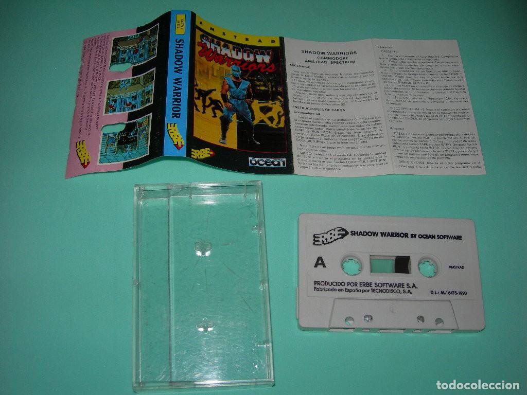 Videojuegos y consolas: - AMSTRAD - JUEGO SHADOW WARRIORS - SPANISH VERSION - ERBE / OCEAN - - Foto 2