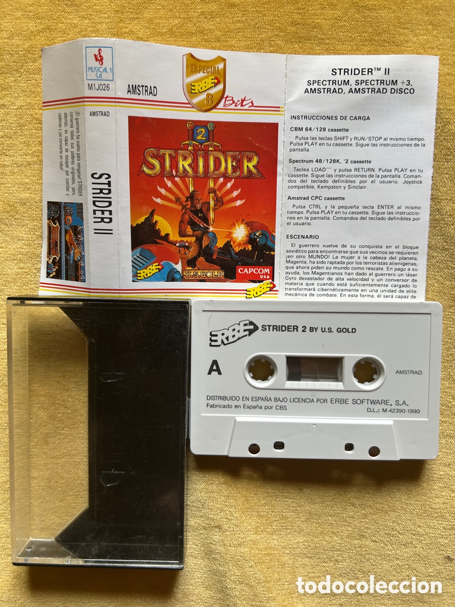 Videojuegos y consolas: Pack Amstrad Strider 1 y 2 - Foto 5