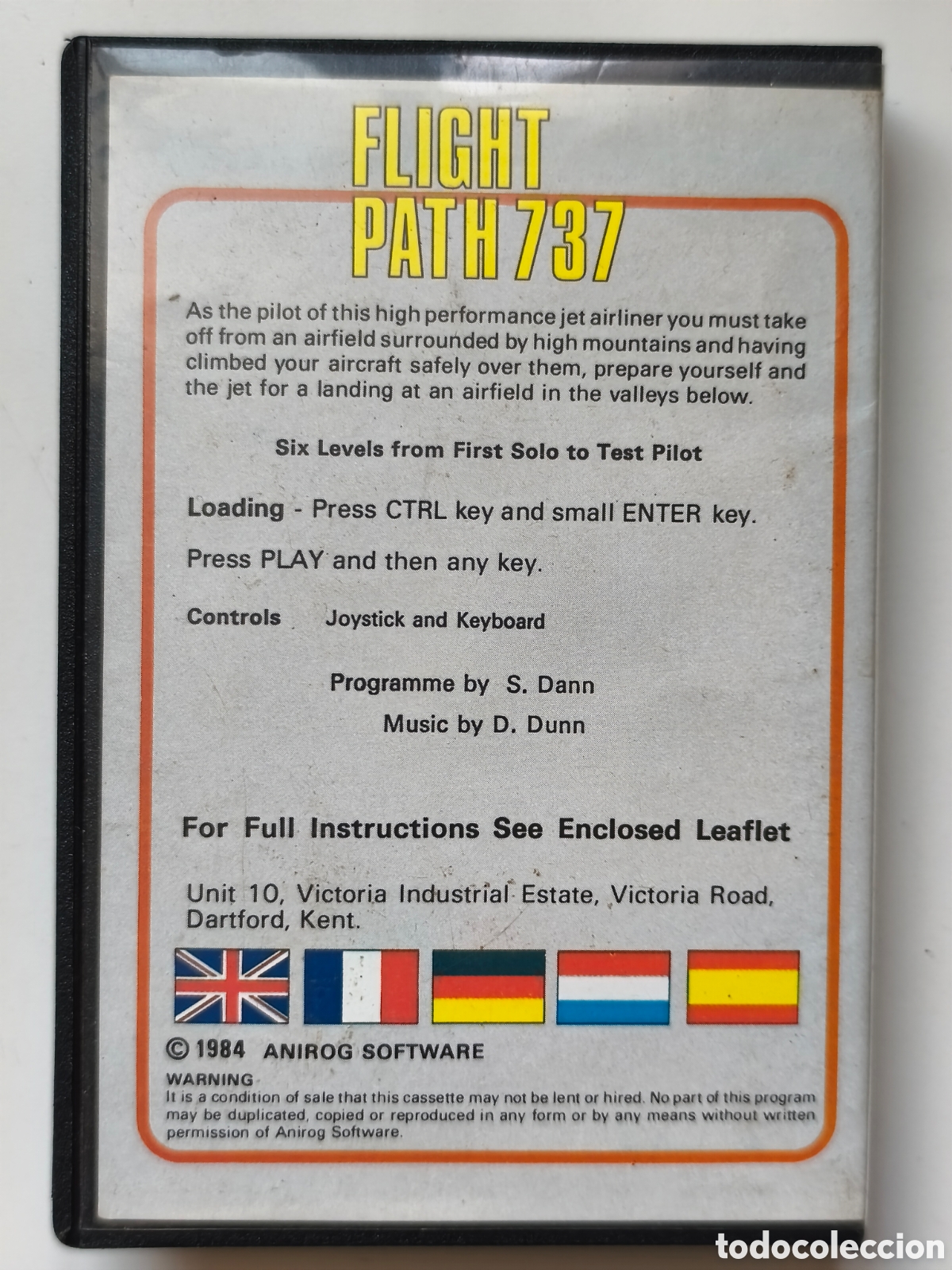 Videojuegos y consolas: Amstrad CPC, Flight Path 737, Advanced Pilot Trainer, ANIROG, 1984 - Foto 2