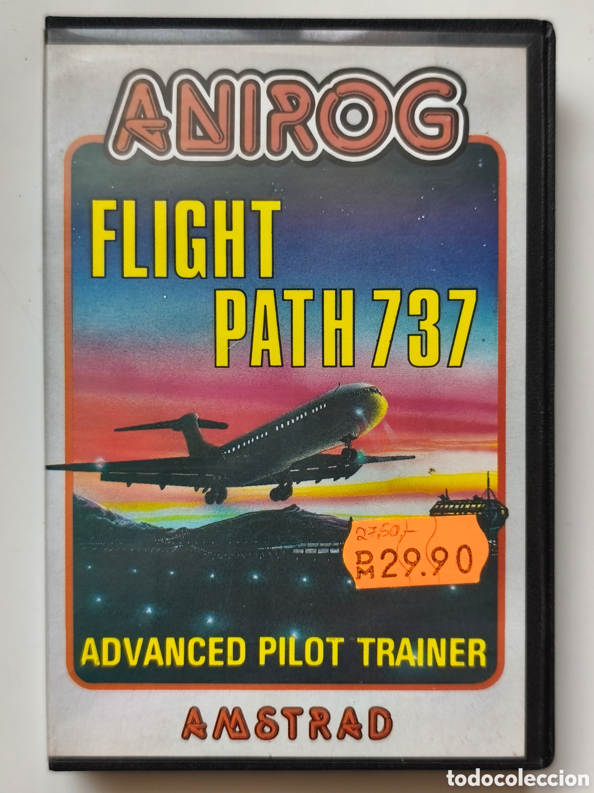 Videojuegos y consolas: Amstrad CPC, Flight Path 737, Advanced Pilot Trainer, ANIROG, 1984 - Foto 1