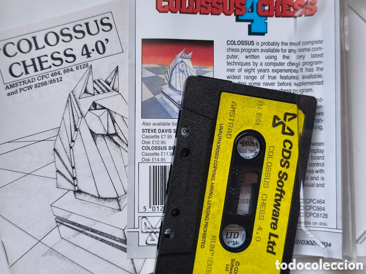 Videojuegos y consolas: Amstrad CPC, Colossus Chess 4, 1986 - Foto 3