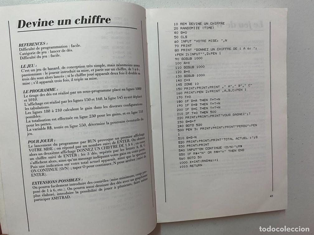 Videojuegos y consolas: 102 PROGRAMMES POUR AMSTRAD - LIBRO VIDEOJUEGOS PROGRAMACI&Oacute;N - Foto 8