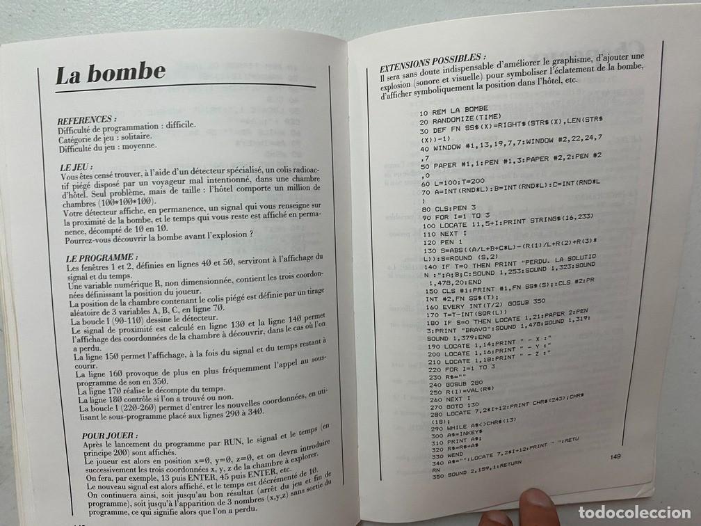 Videojuegos y consolas: 102 PROGRAMMES POUR AMSTRAD - LIBRO VIDEOJUEGOS PROGRAMACI&Oacute;N - Foto 9