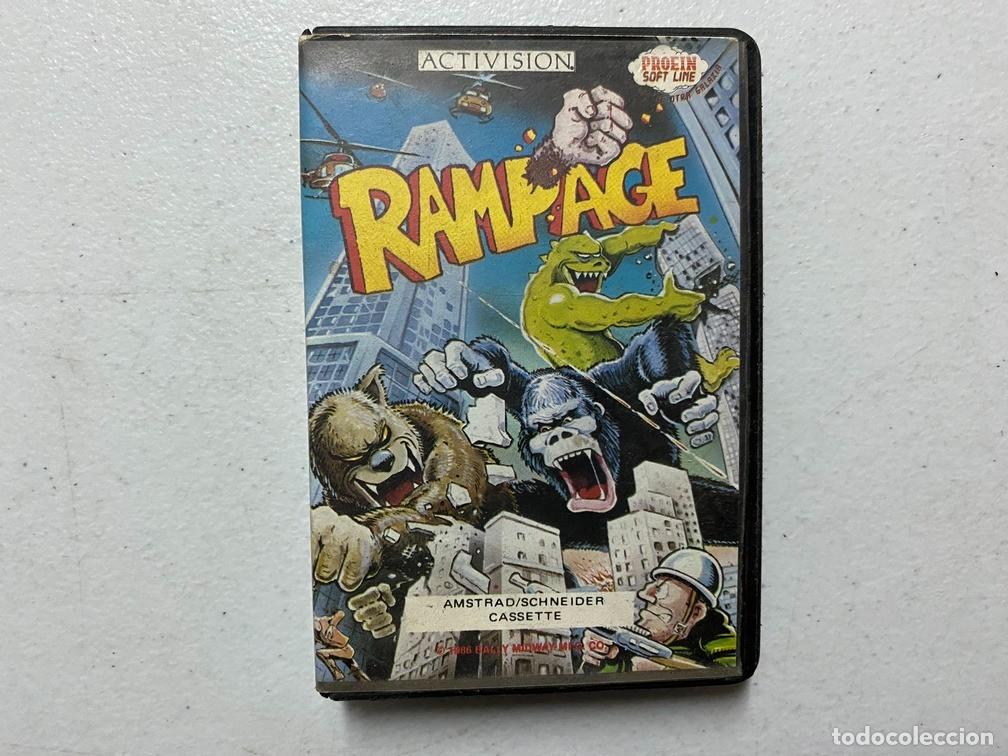 Videojuegos y consolas: RAMPAGE - VIDEOJUEGO AMSTRAD CPC - Foto 1